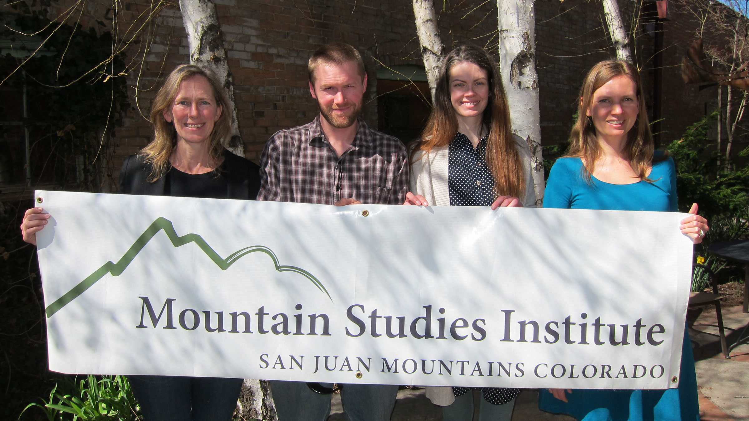 Mountain Studies Institute volunteers at an event