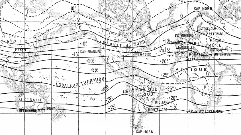 Old weather map