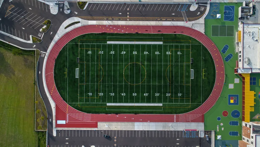 Multipurpose football field