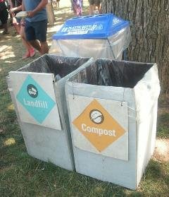 Recycling bins