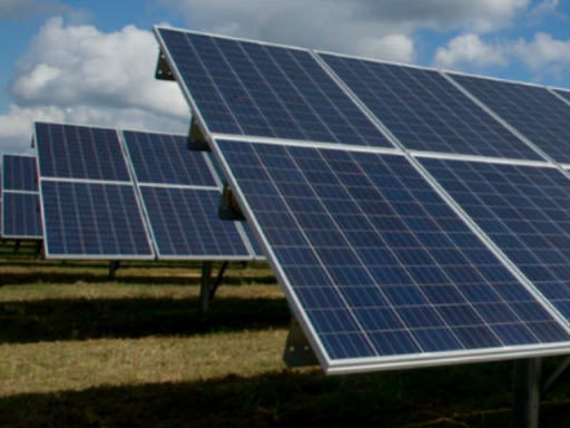 Solar panels outdoors