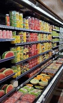 Plastic packaging used in grocery stores