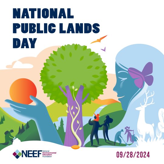 National Public Lands Day 2024 Graphic Square