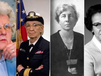 Women in STEM: Ruth Benerito, Grace Hopper, Lillian Gilbreth, Katherine Johnson